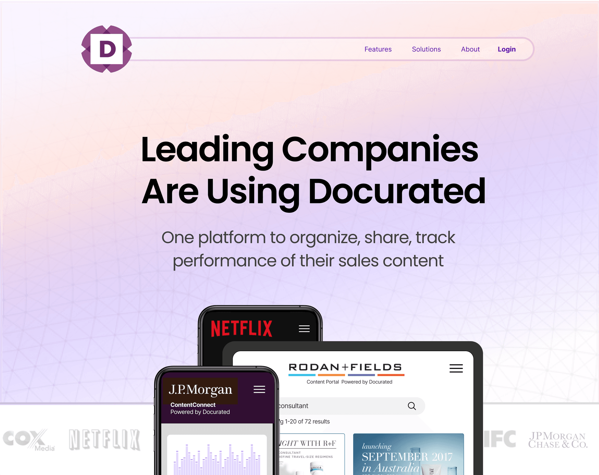 A SaaS Sales-Enablement Platform