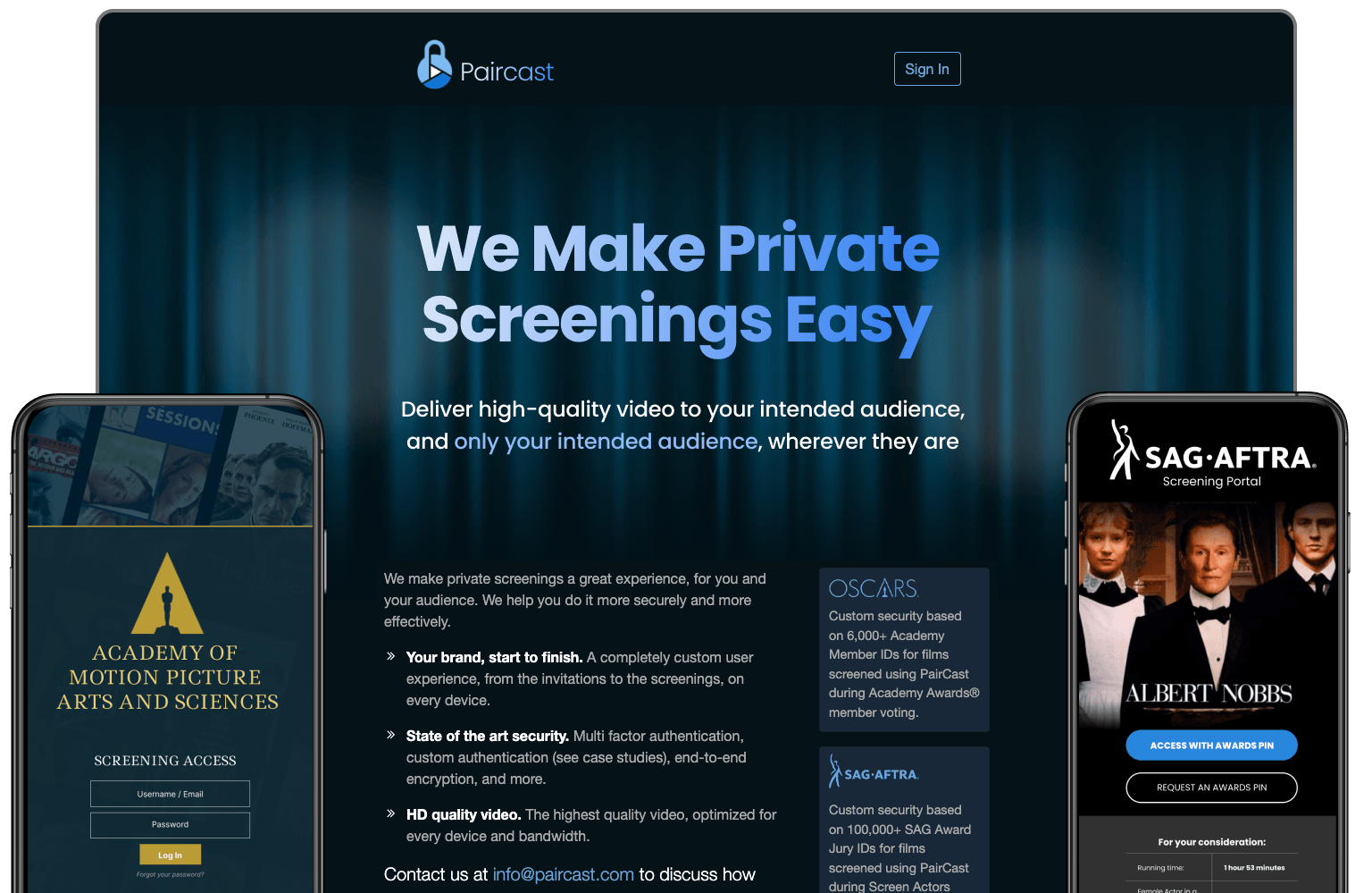 Paircast Platform Preview